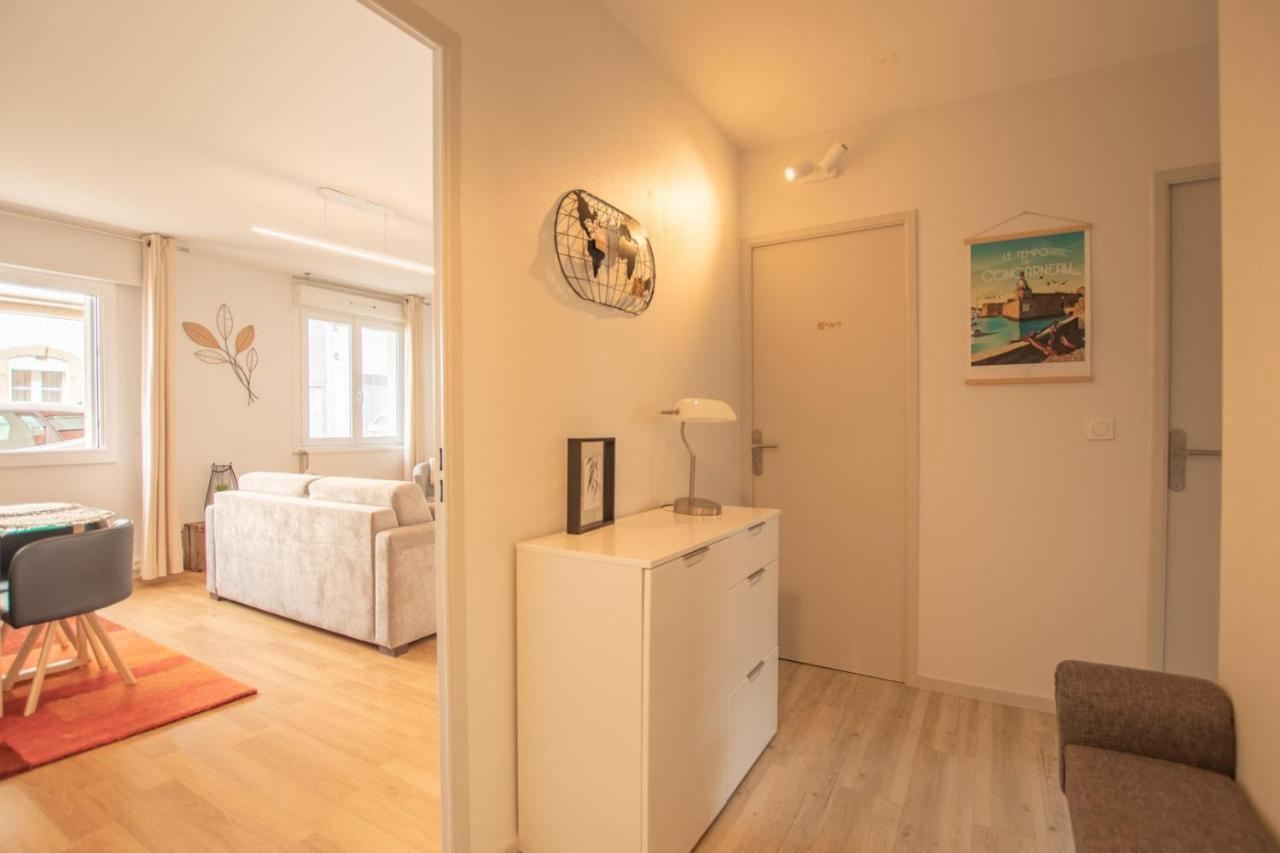 קונקרנו Appartement Hyper Centre Avec Garage Prive מראה חיצוני תמונה